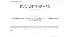 Desktop Screenshot of evowpthemes.net