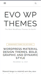 Mobile Screenshot of evowpthemes.net